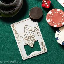 Paladone Products PP14623DC - DC Comics Flaschenöffner Joker Playing Card 8 cm