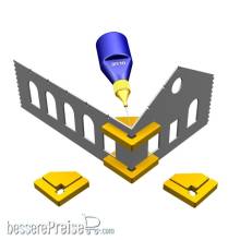 Proses PPR-SS-02 - Snap u. Glue -Rechtwinkel (2 magnetische Halterungen mit 8 Festhaltemagneten)