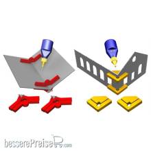 Proses PPR-SS-05 - Snap u. Glue Winkelmagneten als Set ( 2x PPR-SS-04 + 2x PPR-SS-01 )