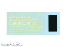 Peco PS59 - Transfers (Wasserrutsche) LMS/BR.
