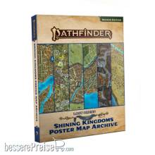Paizo Publishing PZO13006MC - Lost Omens Shining Kingdoms Poster Map Archive