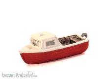 Peco QS402 - Rotes Motorboot mit kleiner Kabine