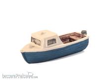 Peco QS403 - Blaues Motorboot mit kleiner Kabine