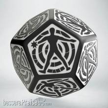 Q-Workshop QWS12HIT01 - D12 Black & white Hit Location die