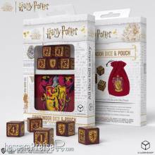 Q-Workshop QWS190142/2023/1/A/D6B - Harry Potter. Gryffindor Dice & Pouch