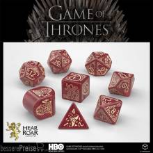 Q Workshop QWS20252A - Game of Thrones Würfel Set Lannister (8)