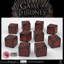 Q Workshop QWS20253B - Game of Thrones Würfel Set Targaryen 10xD6 (10)