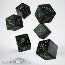 Q-Workshop Würfel QWS66IEN21 - Ingress Enlightened 6D6 Dice (6)