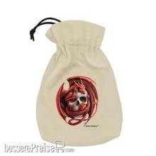 Q-Workshop QWSBAST205 - Anne Stokes Dice Pouch: Skull Embrace