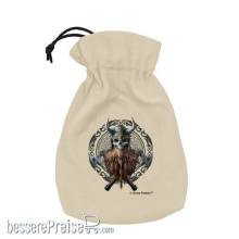 Q-Workshop QWSBAST208 - Anne Stokes Dice Pouch: Viking Skull
