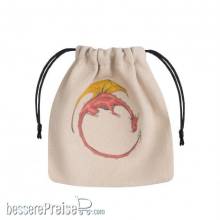 Q-Workshop QWSBDRA101 - Dragon Beige & multicolor Dice Bag