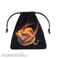 Q-Workshop QWSBDRA102 - Dragon Beige & multicolor Dice Bag