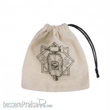 Q-Workshop QWSBDWA102 - Dwarven Beige & black Basic Dice Bag