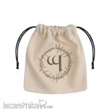 Q-Workshop QWSBELV101 - Elvish Beige & black Dice Bag