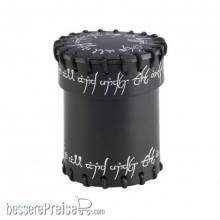 Q-Workshop Würfel QWSCELV101 - Elvish Black Leather Dice Cup