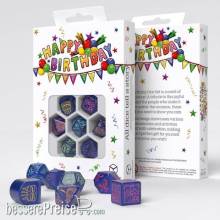 Q-Workshop QWSRHPB01 - Happy Birthday Dice Set: Streamers