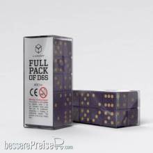 Q-Workshop QWSS20605 - Full Pack of D6s: Shimmering Purple & Gold