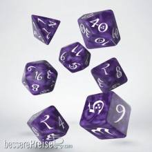 Q-Workshop QWSSCLE07 - Classic RPG Lavender & white Dice Set