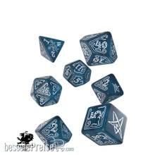 Q-Workshop QWSSCTH21 - Call of Cthulhu Black & green Dice Set (7)