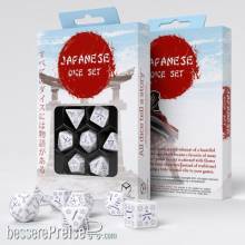 Q-Workshop QWSSKAN02 - Japanese Dice Set: Blue Star Lotus