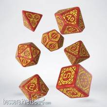 Q-Workshop QWSSTAR2H - Starfinder Dawn of Flame Dice Set (7)