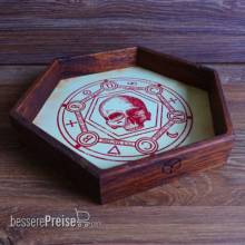 Q-Workshop QWSWADTDM01 - Dice Macabre Wooden Dice Tray
