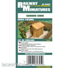 Railway Miniatures RMH0-005 - RMH0:005 Garden Shed - Railway Miniatures