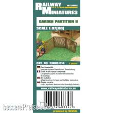 Railway Miniatures RMH0-014 - RMH0:014 Garden Partition II - Railway Miniatures