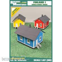 Railway Miniatures RMH0-056 - RMH0:056 Finland 1 Single-Family House - Railway Miniatures