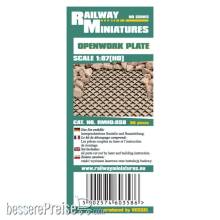 Railway Miniatures RMH0-058 - Openwork Plate scale 1:87 (H0)