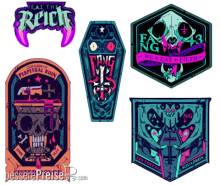 Rowan, Rook & Decard RRD700126 - Eat The Reich patch pack (5 patches)