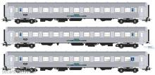 Sudexpress S1202 - 3 pcs. SET Carruagens Sorefame 21-69 Inter Regional c/ Bar