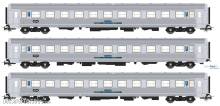 Sudexpress S1204 - 3 pcs. SET Carruagens Sorefame 21-40 Sud Expresso II