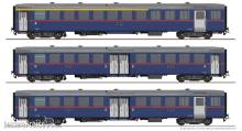 Sudexpress S1302 - Set 3 Carr. (1 classe salão c/ furgão + 2 classe salão + 2 classe salão c/ furgão) Ep. lll