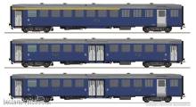 Sudexpress S1303 - Set 3 Carr. (1 classe salão c/ furgão + 2 classe salão + 2 classe salão c/ furgão) Ep. lV