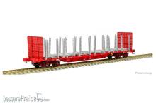 Sudexpress S4552029 - Sgnss Takargo 029 60 container wagon Innofreight Timber Stanchions