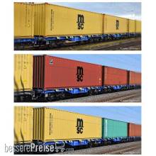 Sudexpress S854005 - 3 piece set, Sggrrs 80 Innofreight / Budamar HC containers Vagões / wagon