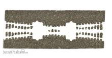Peco SB380F - Gleisbettung für einfache Kreuzungsweiche SL-(E)380F von Peco (N)