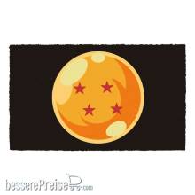 SD Toys SDTDRB26146 - Dragon Ball Super Fußmatte 4 Stars Dragon Ball 40 x 60 cm
