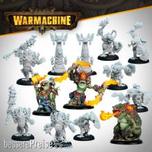 Steamforged Games SFGIKSKR289 - Warmachine: Southern Kriels Fire Tongue Warriors Command Cadre