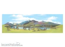 Peco SK-31 - Mittlere Bergsee-Hintergrundszene