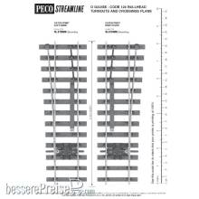 Peco SL-784BH - Bullhead O Gauge RH Catch Turnout