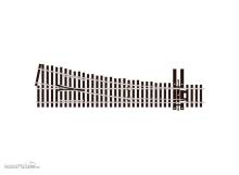 Peco SL-8351 - H0 Code 83 Weiche rechts 11,4° kleiner Radius