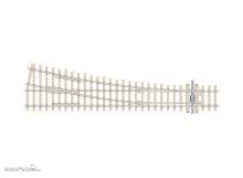 Peco SL-E1095 - Code 75 Weiche rechts 12° mittlerer Radius