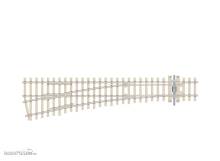 Peco SL-E1096 - Code 75 Weiche links 12° mittlerer Radius