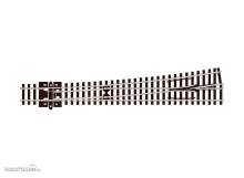 Peco SL-E389 - N Code 80 Weiche links 8° großer Radius