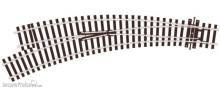 Peco SL-U77 - Gebogene Weiche, großer Radius, links