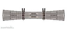 Peco SL-U8363 - H0 Code 83 Doppelte Kreuzungsweiche (DKW) 9,5° mittlerer Radius