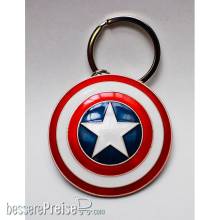 Semic SMK001 - Marvel Comics Metall-Schlüsselanhänger Captain America Shield