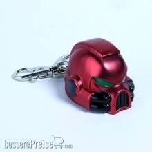 Semic SMWHK-003 - Warhammer 40K Metall-Schlüsselanhänger Space Marine MKVII Helmet Blood Angels